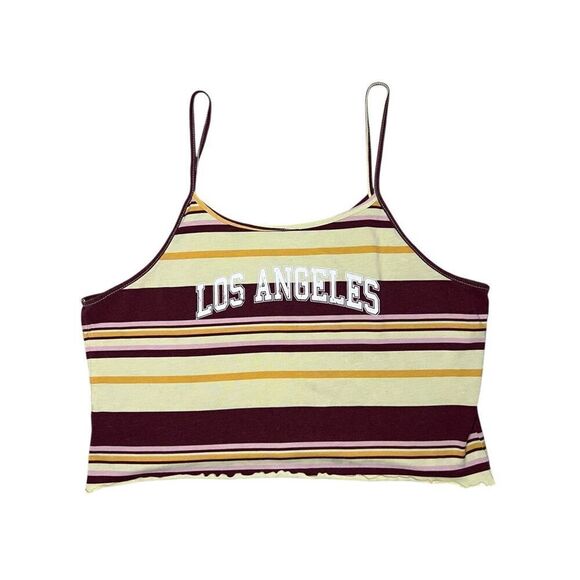 Weekend Soul Women’s Large Los Angeles 2-Piece Pajama Lounge Set Striped - Picture 3 of 8